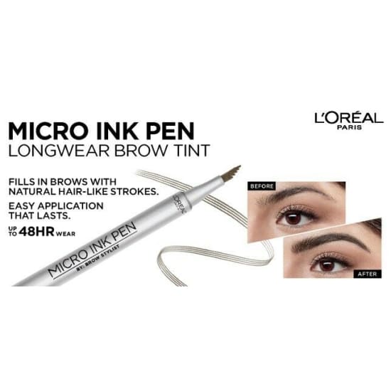 LOREAL Brow Stylist Micro Ink Pen CHOOSE blonde brunette - Health & Beauty:Makeup:Eyes:Eyebrow Liner & Definition