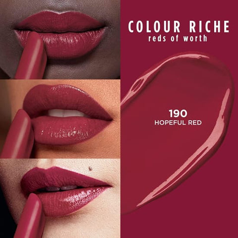 LOREAL Colour Riche The Reds Lipstick CHOOSE YOUR COLOUR red - Hopeful Red 190 - Health & Beauty:Makeup:Lips:Lipstick