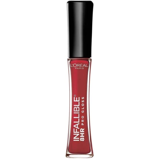 LOREAL Infallible Pro Gloss 8HR Lip Gloss REBEL RED 315 lipgloss - Health & Beauty:Makeup:Lips:Lip Gloss