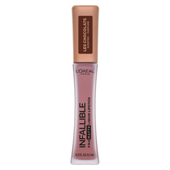 LOREAL Infallible Pro Matte Les Chocolats Liquid Lipstick CANDY MAN 842 - Health & Beauty:Makeup:Lips:Lipstick