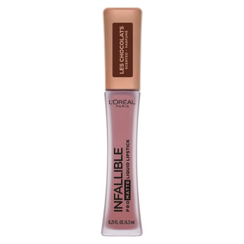 LOREAL Infallible Pro Matte Les Chocolats Liquid Lipstick CANDY MAN 842 - Health & Beauty:Makeup:Lips:Lipstick