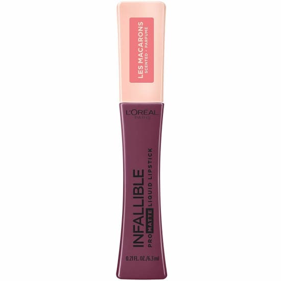 LOREAL Infallible Pro Matte Les Macarons Scented Liquid Lipstick CHOOSE COLOUR - Blackcurrant Crush 830 - Health & 