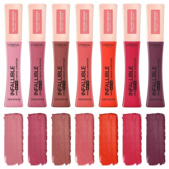 LOREAL Infallible Pro Matte Les Macarons Scented Liquid Lipstick CHOOSE COLOUR - Health & Beauty:Makeup:Lips:Lipstick