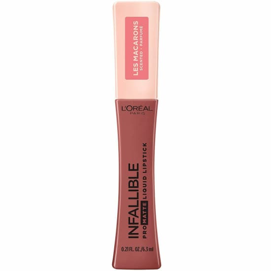 LOREAL Infallible Pro Matte Les Macarons Scented Liquid Lipstick CHOOSE COLOUR - Mon Caramel 822 - Health & Beauty:Makeup:Lips:Lipstick