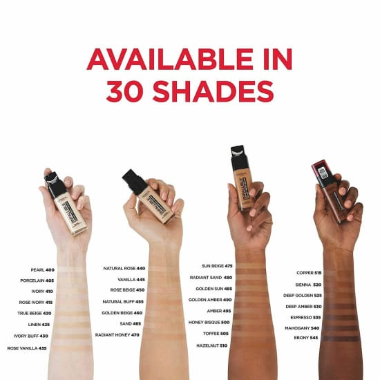 LOREAL Infallible Up to 24 Hour Fresh Wear Foundation CHOOSE COLOUR 30mL - Health & Beauty:Makeup:Face:Foundation