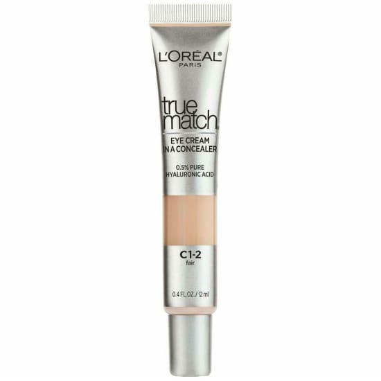 LOREAL True Match Eye Cream in a Concealer CHOOSE COLOUR dark circles puffiness - Fair c 1-2 - Health & Beauty:Makeup:Face:Concealer