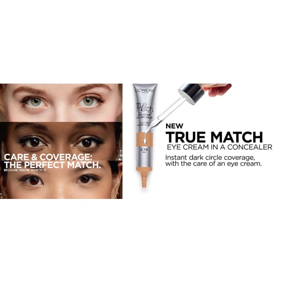 LOREAL True Match Eye Cream in a Concealer CHOOSE COLOUR dark circles puffiness - Health & Beauty:Makeup:Face:Concealer