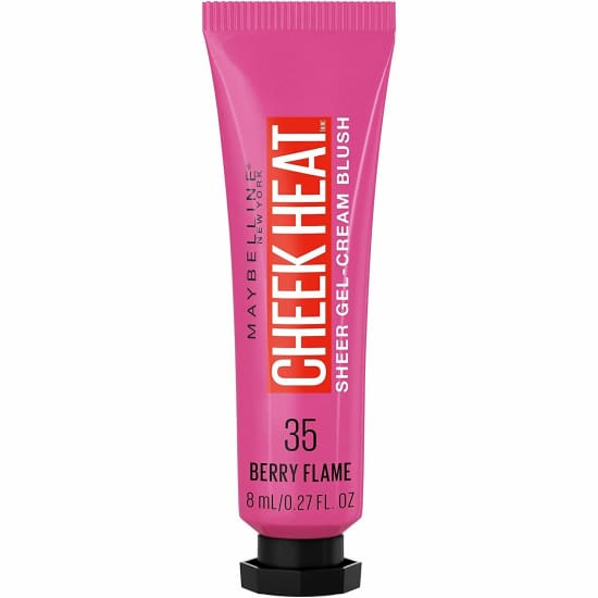 MAYBELLINE Cheek Heat Sheer Gel Cream Blush CHOOSE YOUR COLOUR New - Berry Flame 35 - Health & Beauty:Makeup:Face:Blush