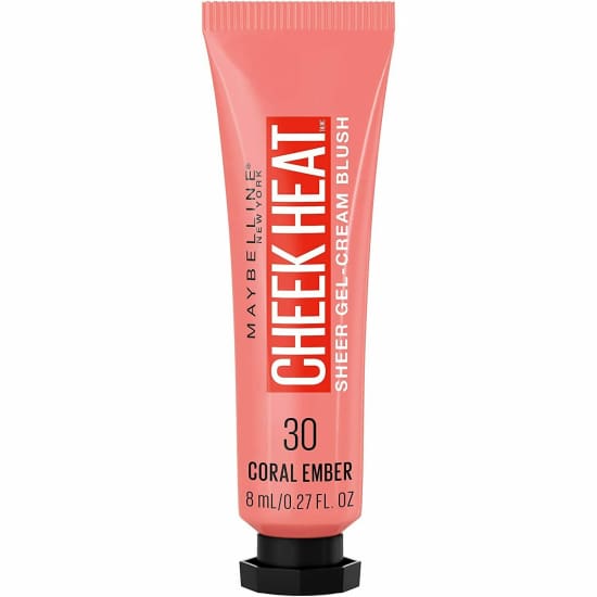 MAYBELLINE Cheek Heat Sheer Gel Cream Blush CHOOSE YOUR COLOUR New - Coral Ember 30 - Health & Beauty:Makeup:Face:Blush