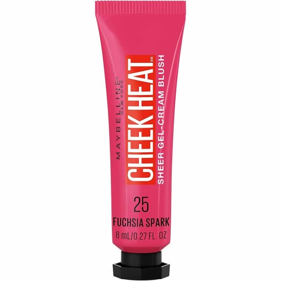 MAYBELLINE Cheek Heat Sheer Gel Cream Blush CHOOSE YOUR COLOUR New - Fuchsia Spark 25 - Health & Beauty:Makeup:Face:Blush