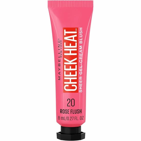 MAYBELLINE Cheek Heat Sheer Gel Cream Blush CHOOSE YOUR COLOUR New - Rose Flush 20 - Health & Beauty:Makeup:Face:Blush