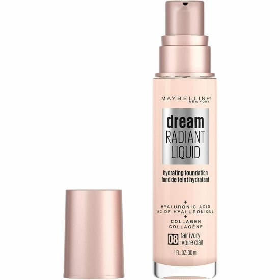 MAYBELLINE Dream Radiant Liquid Hydrating Foundation CHOOSE YOUR COLOUR New - 08 Fair Ivory - Health & Beauty:Makeup:Face:Foundation