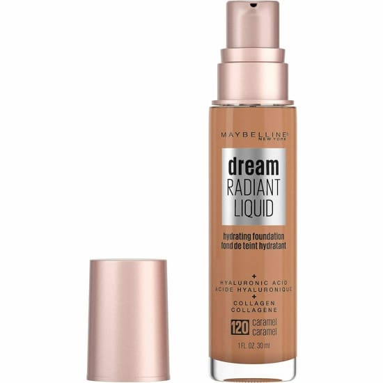 MAYBELLINE Dream Radiant Liquid Hydrating Foundation CHOOSE YOUR COLOUR New - 120 Caramel - Health & Beauty:Makeup:Face:Foundation