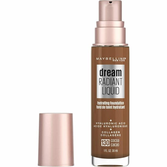 MAYBELLINE Dream Radiant Liquid Hydrating Foundation CHOOSE YOUR COLOUR New - 130 Cocoa - Health & Beauty:Makeup:Face:Foundation