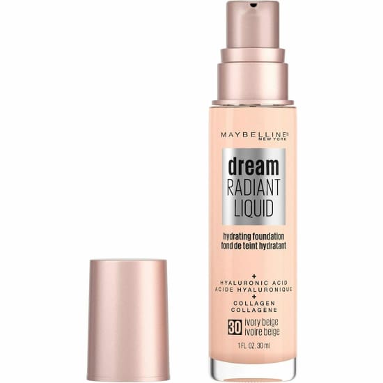 MAYBELLINE Dream Radiant Liquid Hydrating Foundation CHOOSE YOUR COLOUR New - 30 Ivory Beige - Health & Beauty:Makeup:Face:Foundation