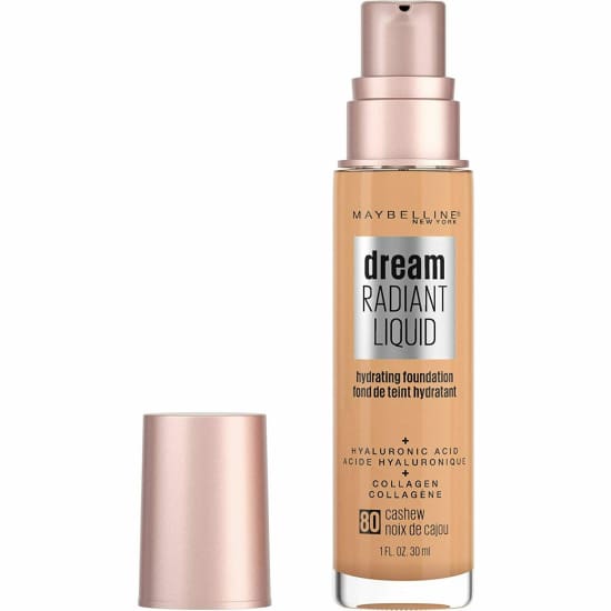 MAYBELLINE Dream Radiant Liquid Hydrating Foundation CHOOSE YOUR COLOUR New - 80 Cashew - Health & Beauty:Makeup:Face:Foundation
