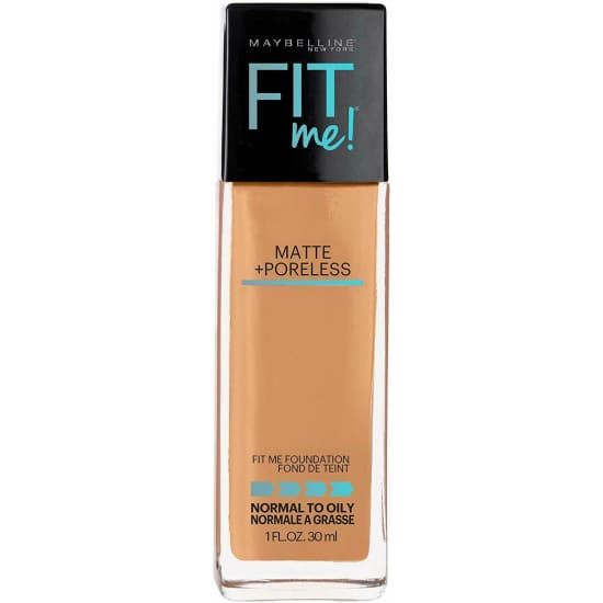 MAYBELLINE Fit Me Foundation Matte Poreless CLASSIC TAN 335 normal oily skin - Health & Beauty:Makeup:Face:Foundation