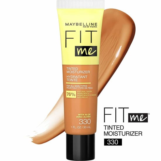 MAYBELLINE Fit Me tinted moisturiser CHOOSE COLOUR moisturizer - 330 - Health & Beauty:Skin Care:Moisturisers