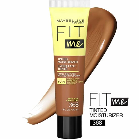 MAYBELLINE Fit Me tinted moisturiser CHOOSE COLOUR moisturizer - 368 - Health & Beauty:Skin Care:Moisturisers