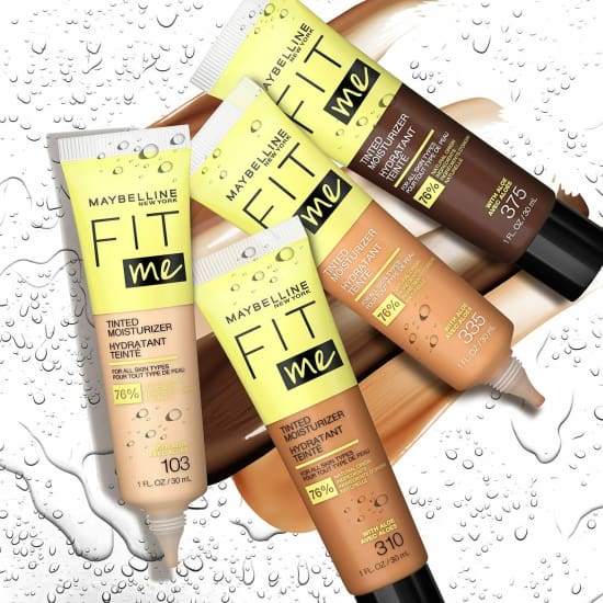 MAYBELLINE Fit Me tinted moisturiser CHOOSE COLOUR moisturizer - Health & Beauty:Skin Care:Moisturisers