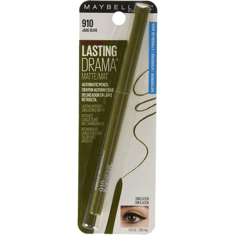 MAYBELLINE Lasting Drama Automatic Crayon Eyeliner JADE OLIVE 910 eye liner - Health & Beauty:Makeup:Eyes:Eyeliner