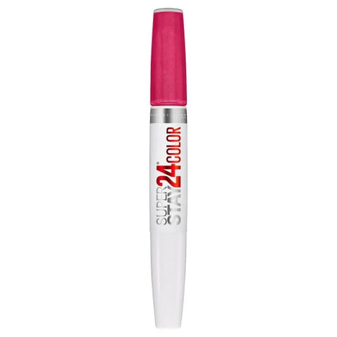 MAYBELLINE SuperStay 24HR 2-step Lipcolor 24/7 FUSCHIA 220 liquid lipstick - Health & Beauty:Makeup:Lips:Lipstick