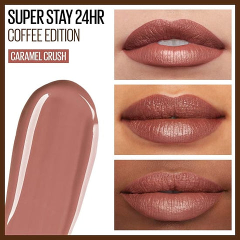 MAYBELLINE SuperStay 24HR 2-step Lipcolor CARAMEL CRUSH 320 liquid lipstick - Health & Beauty:Makeup:Lips:Lipstick