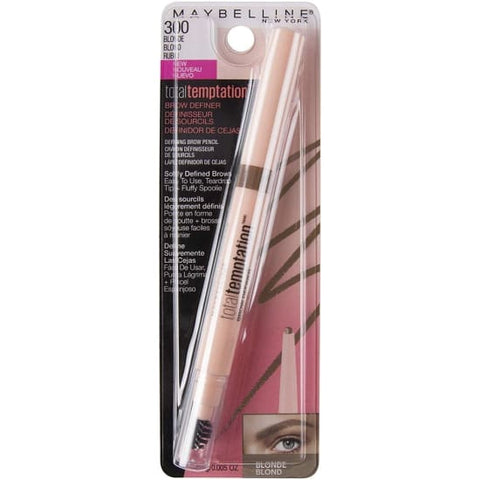 MAYBELLINE Total Temptation Brow Definer Crayon BLONDE 300 eyebrow eye - Health & Beauty:Makeup:Eyes:Eyebrow Liner & Definition