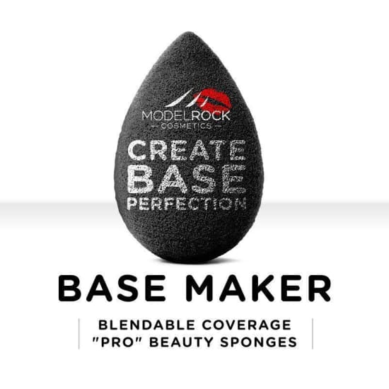 MODELROCK Base Maker - Blendable Coverage Pro Beauty Sponge 1pk BLACK - Health & Beauty:Makeup:Makeup Tools & Accessories:Sponges 