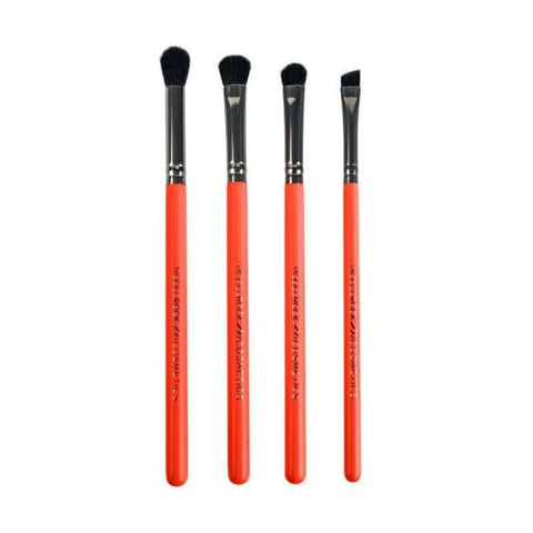 MODELROCK Graffiti Collection 4 Piece Eye Brush Set NEW - Health & Beauty:Makeup:Makeup Tools & Accessories:Brushes