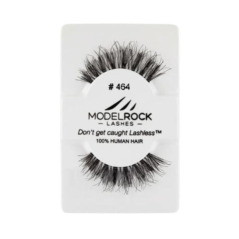 MODELROCK LASHES Kit Ready False Eyelashes #464 eye lashes natural human hair - Health & Beauty:Makeup:Eyes:Eyelash Extensions