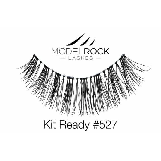 MODELROCK LASHES Kit Ready False Eyelashes #527 eye lashes natural human hair - Health & Beauty:Makeup:Eyes:Eyelash Extensions