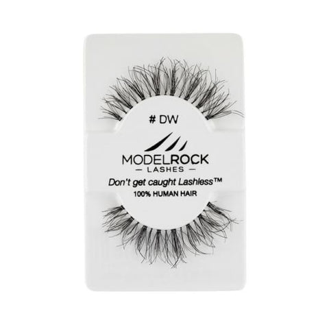 MODELROCK LASHES Kit Ready False Eyelashes #DW eye lashes natural human hair - Health & Beauty:Makeup:Eyes:Eyelash Extensions