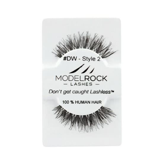 MODELROCK LASHES Kit Ready False Eyelashes #DW STYLE 2 eye lashes demi wispies - Health & Beauty:Makeup:Eyes:Eyelash Extensions