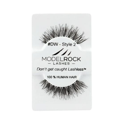 MODELROCK LASHES Kit Ready False Eyelashes #DW STYLE 2 eye lashes demi wispies - Health & Beauty:Makeup:Eyes:Eyelash Extensions