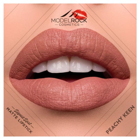 MODELROCK Liquid Last Lipstick PEACHY KEEN model rock last Vegan lipcolour new - Health & Beauty:Makeup:Lips:Lipstick