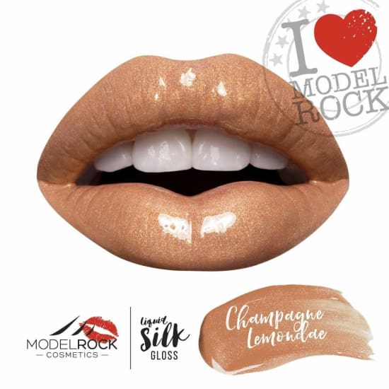 MODELROCK Liquid Silk Lip Gloss CHAMPAGNE LEMONADE NEW lipgloss model rock - Health & Beauty:Makeup:Lips:Lip Gloss