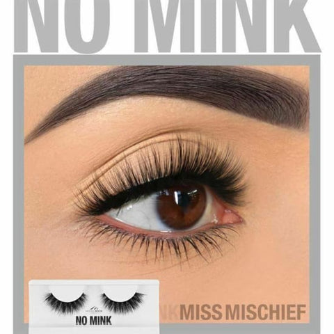 MODELROCK No Mink 3d Faux Mink false eyelashes lash extensions MISS MISCHIEF - Health & Beauty:Makeup:Eyes:Eyelash Extensions