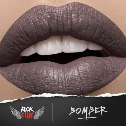 MODELROCK Rock Chic Matte Liquid Lipstick BOMBER model rock lipcolour Vegan - Health & Beauty:Makeup:Lips:Lipstick