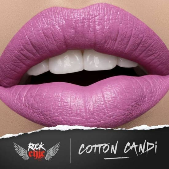 MODELROCK Rock Chic Matte Liquid Lipstick COTTON CANDI lipcolour Vegan - Health & Beauty:Makeup:Lips:Lipstick