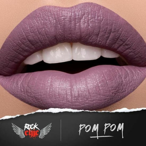MODELROCK Rock Chic Matte Liquid Lipstick POM POM model rock lipcolour Vegan - Health & Beauty:Makeup:Lips:Lipstick