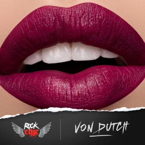 MODELROCK Rock Chic Matte Liquid Lipstick VON DUTCH lipcolour Vegan - Health & Beauty:Makeup:Lips:Lipstick