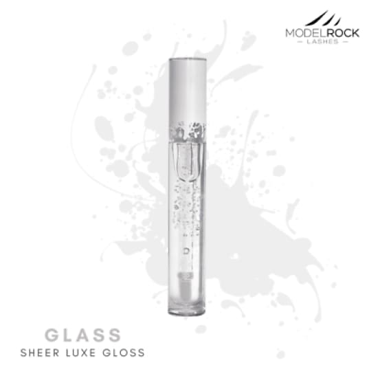 MODELROCK Sheer Luxe Silk Lip Gloss SHEER GLASS NEWclear lipgloss model rock - Health & Beauty:Makeup:Lips:Lip Gloss