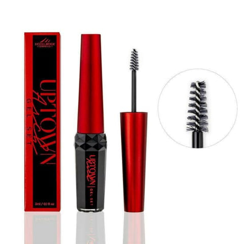 MODELROCK Uptown Arch Brow Gel Set CLEAR with BIOTIN - Health & Beauty:Makeup:Eyes:Eyebrow Liner & Definition