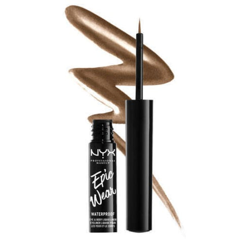 NYX Epic Wear Metallic Eye Body Liquid Liner BROWN METAL EWMLL04 Eyeliner - Health & Beauty:Makeup:Eyes:Eyeliner