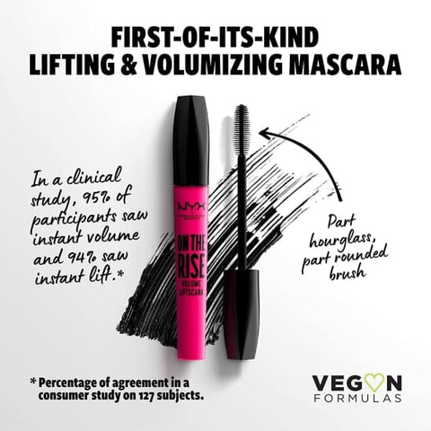 NYX On The Rise Liftscara Volume Mascara BLACK OTRLH20 - Health & Beauty:Makeup:Eyes:Mascara