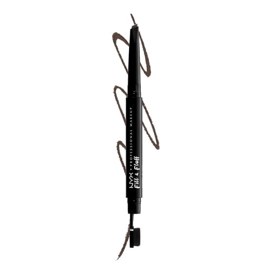 NYX PROFESSIONAL MAKEUP Fill & Fluff Eyebrow Pomade Pencil BRUNETTE FFEP06 - Health & Beauty:Makeup:Eyes:Eyebrow Liner & Definition