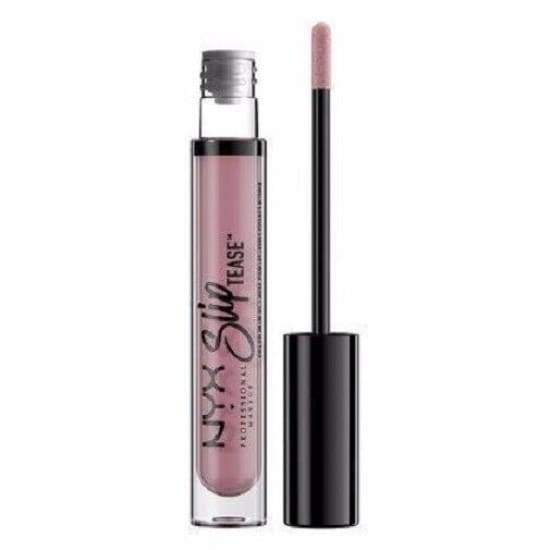 NYX Slip Tease Full Color Lip Oil ENTICE STL002 plum colour lipstick - Health & Beauty:Makeup:Lips:Lip Plumper