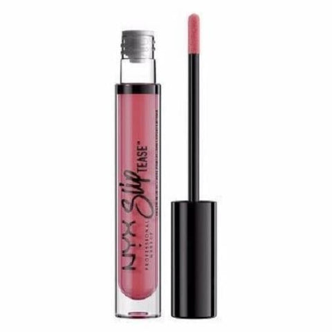 NYX Slip Tease Full Color Lip Oil LOWKEY STL008 rose colour lipstick - Health & Beauty:Makeup:Lips:Lip Plumper