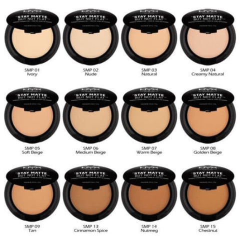 NYX Stay Matte But Not Flat Powder Foundation CHOOSE YOUR COLOUR New - SMP03 Natural - Health & Beauty:Makeup:Face:Foundation
